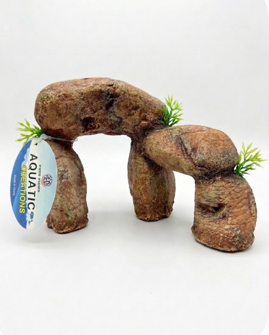 Aquatic Decorations Rock Arch
