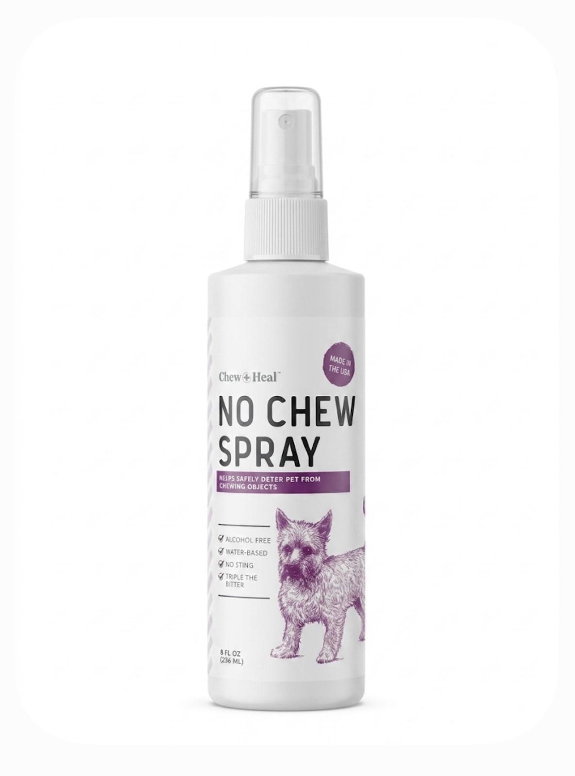 Chew + Heal No Chew Spray for Dogs – 8 oz