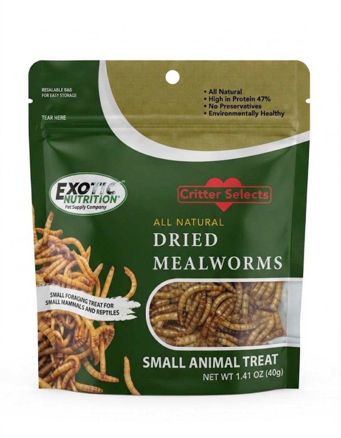 Critter Selects Dried Mealworms
