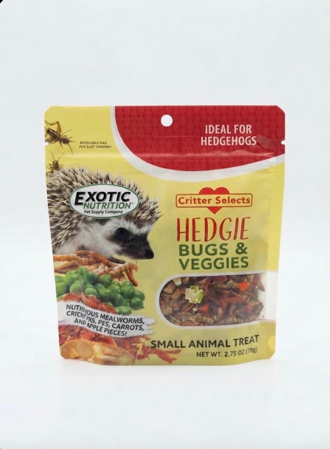 Critter Selects Hedgehog Bugs & Veggies