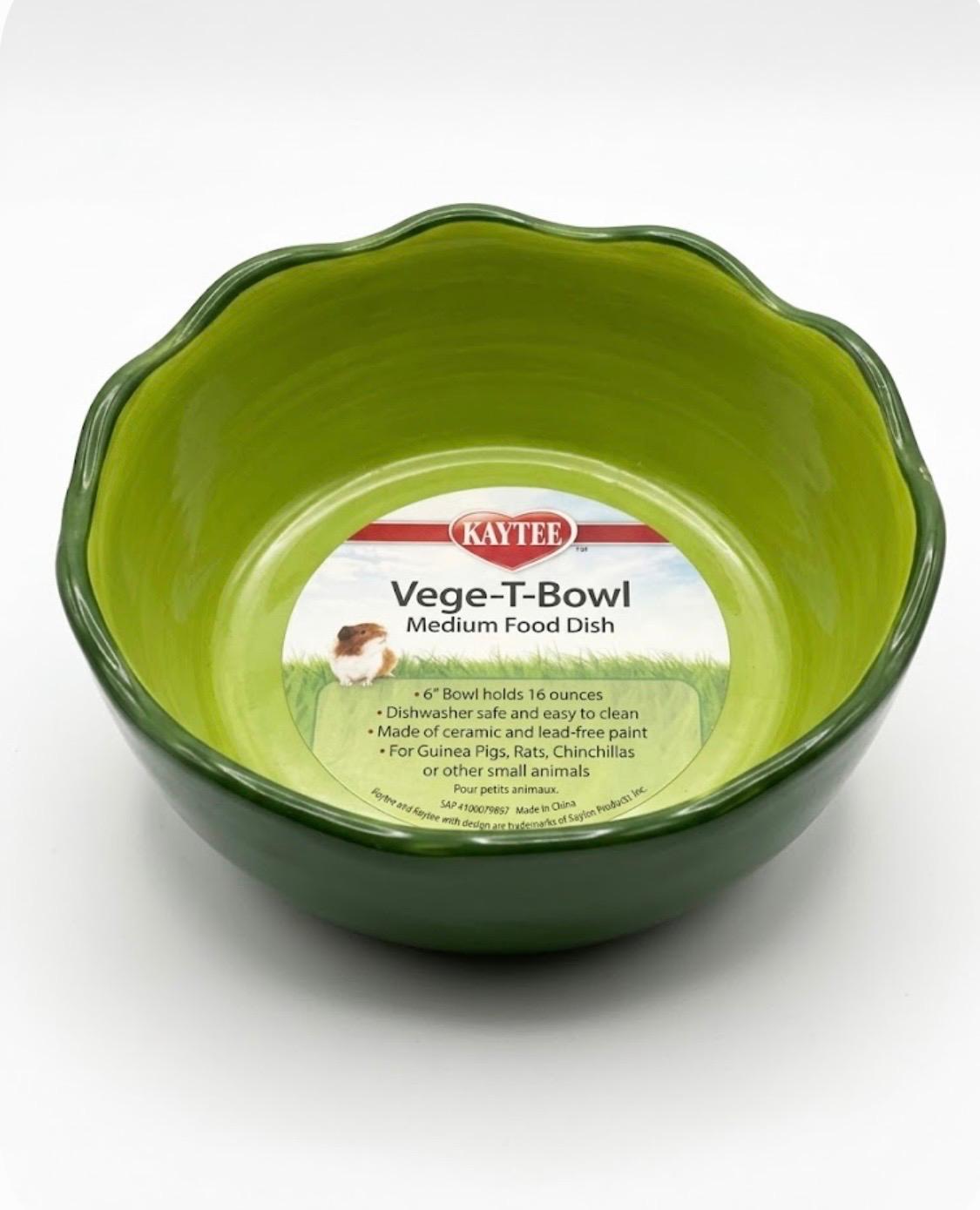 Kaytee Cabbage-Bowl Medium Food Dish