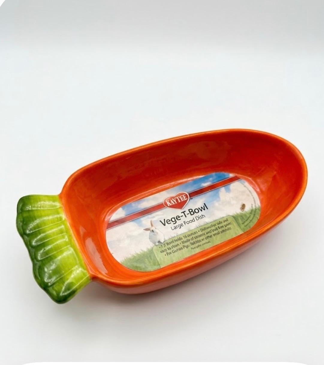 Kaytee Carrot-Animal Food Dish