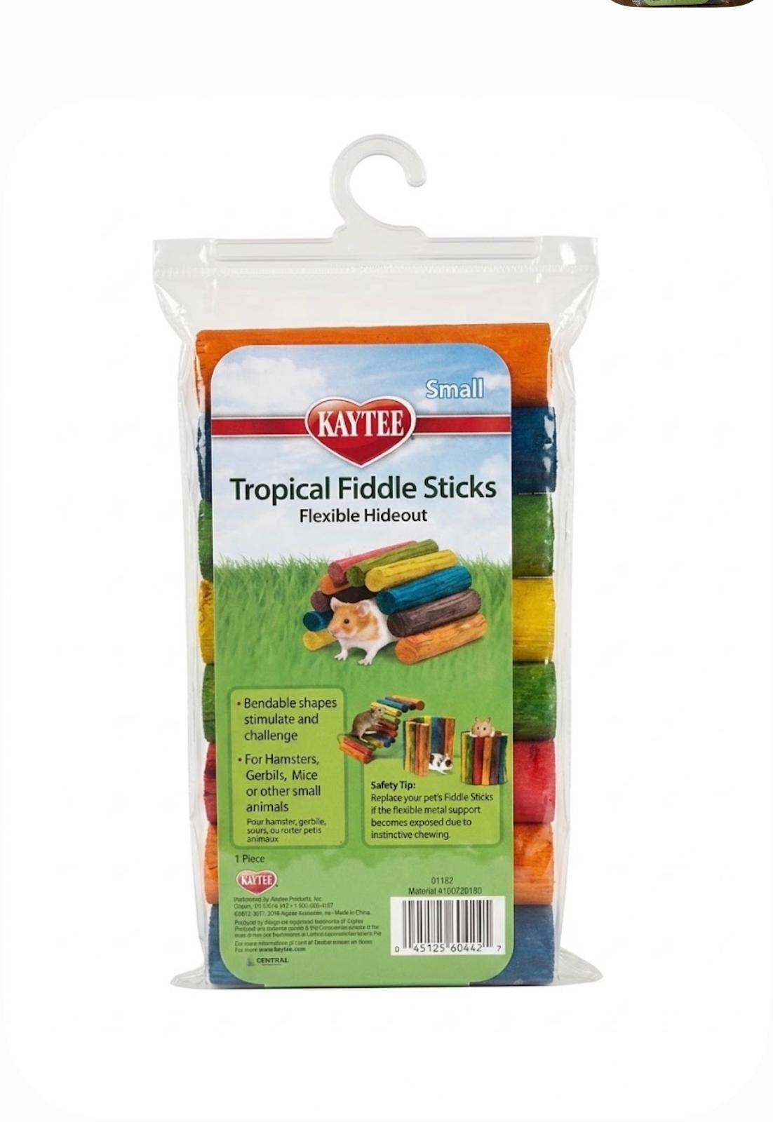 Kaytee Tropical Fiddle Sticks Flexible Hideout