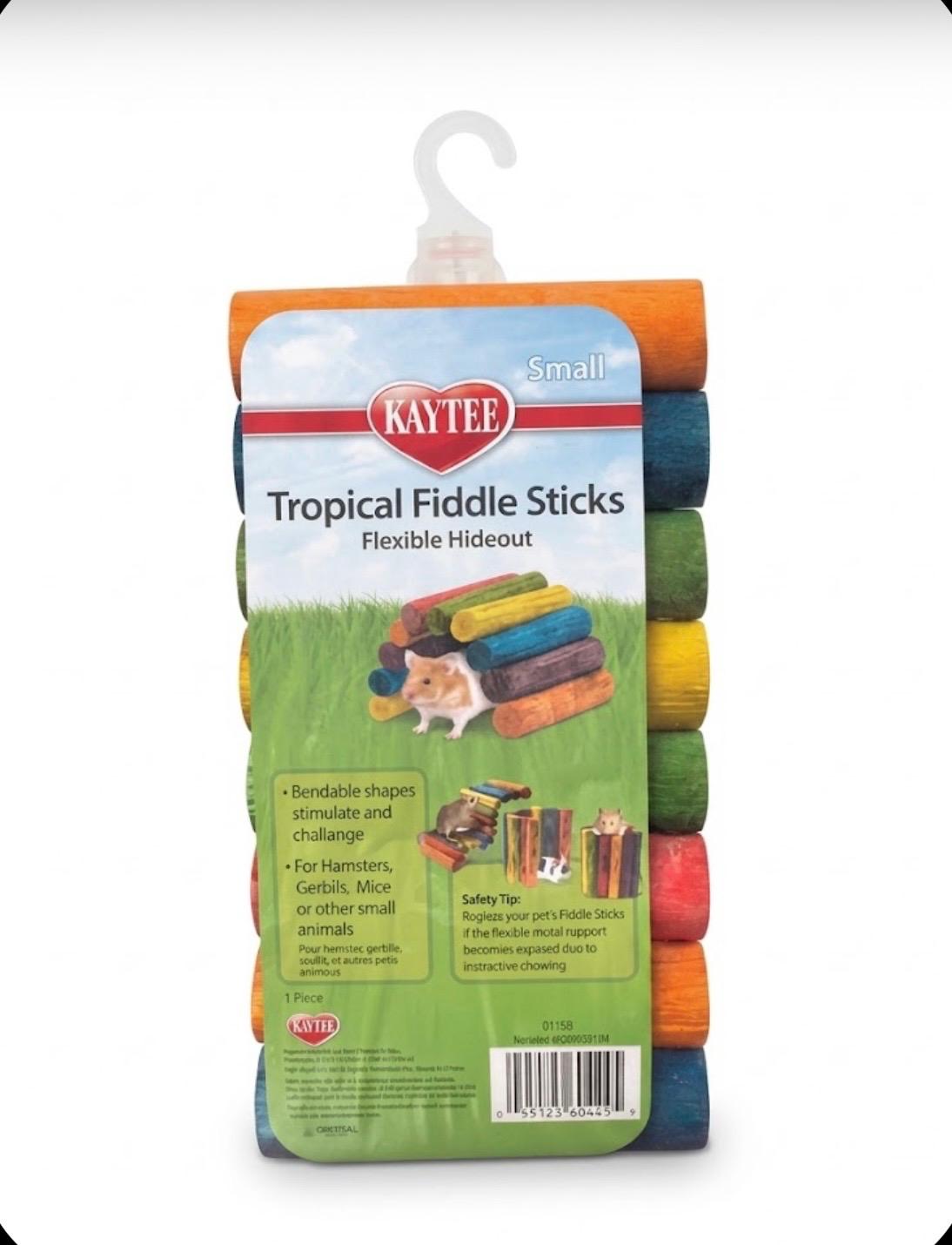 Kaytee Tropical Fiddle Sticks Flexible Hideout