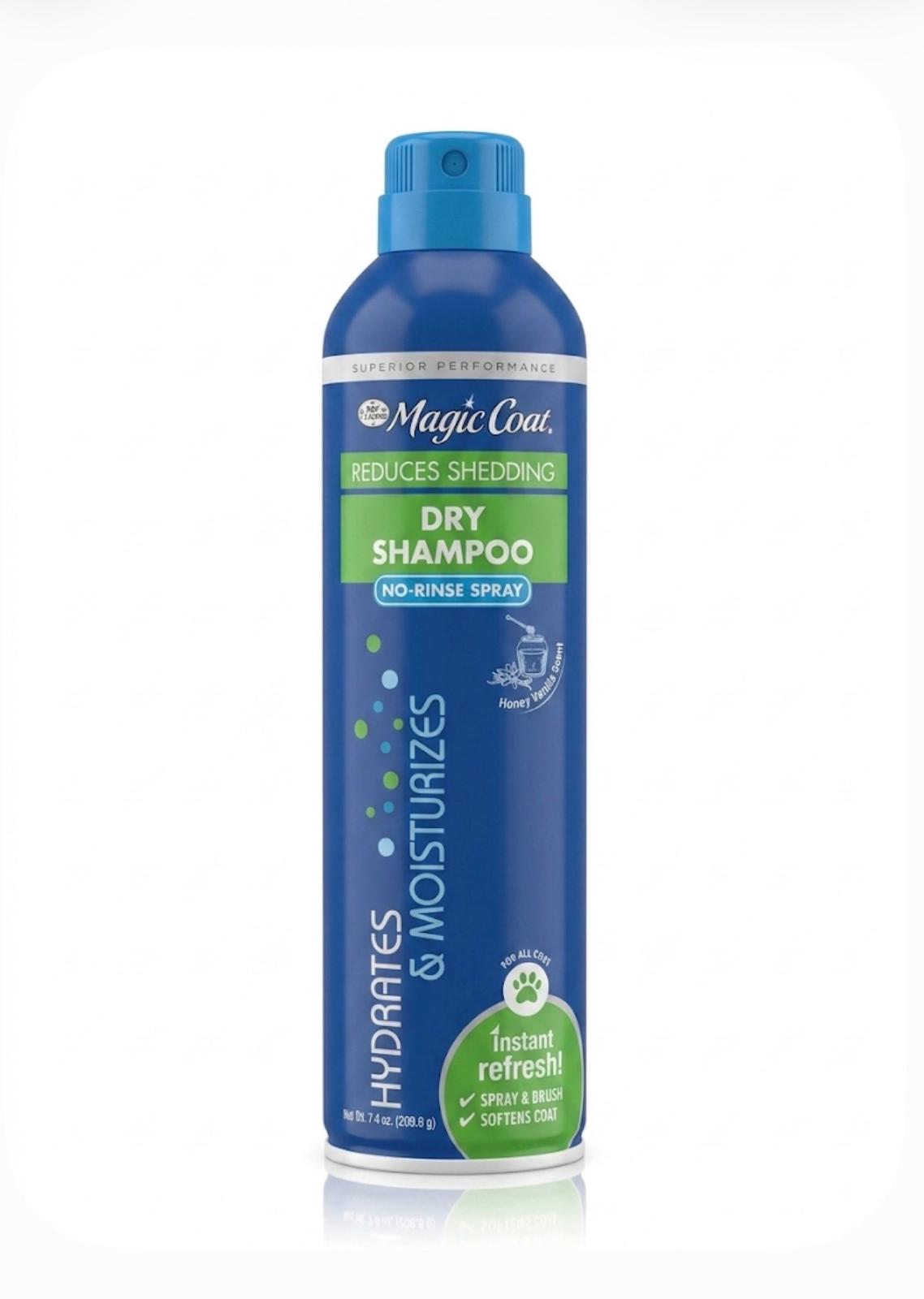 Magic Coat Reduces Shedding No-Rinse Dry Shampoo for Dogs – 7.4 oz