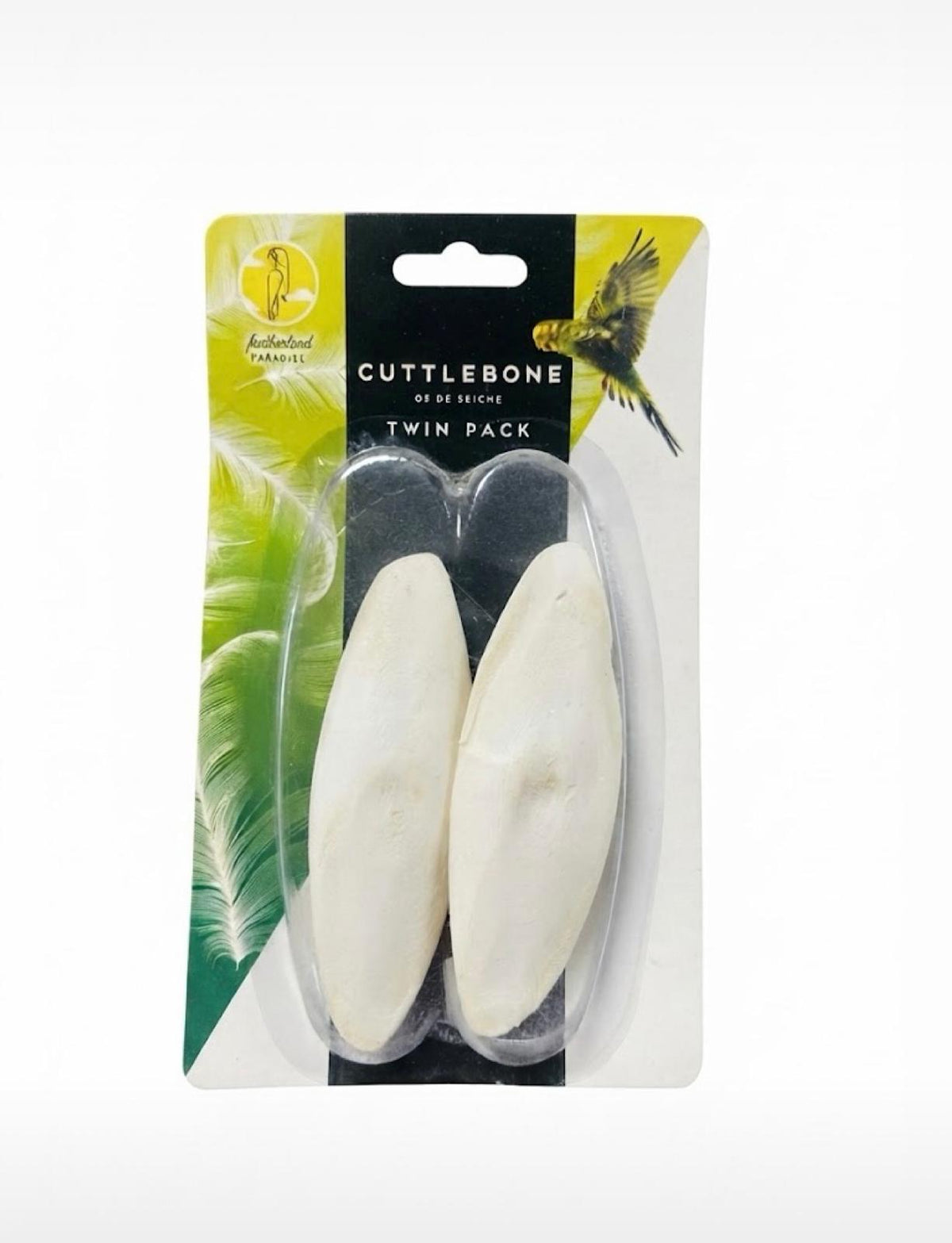 Natural Cuttlebone for Birds — Twin Pack