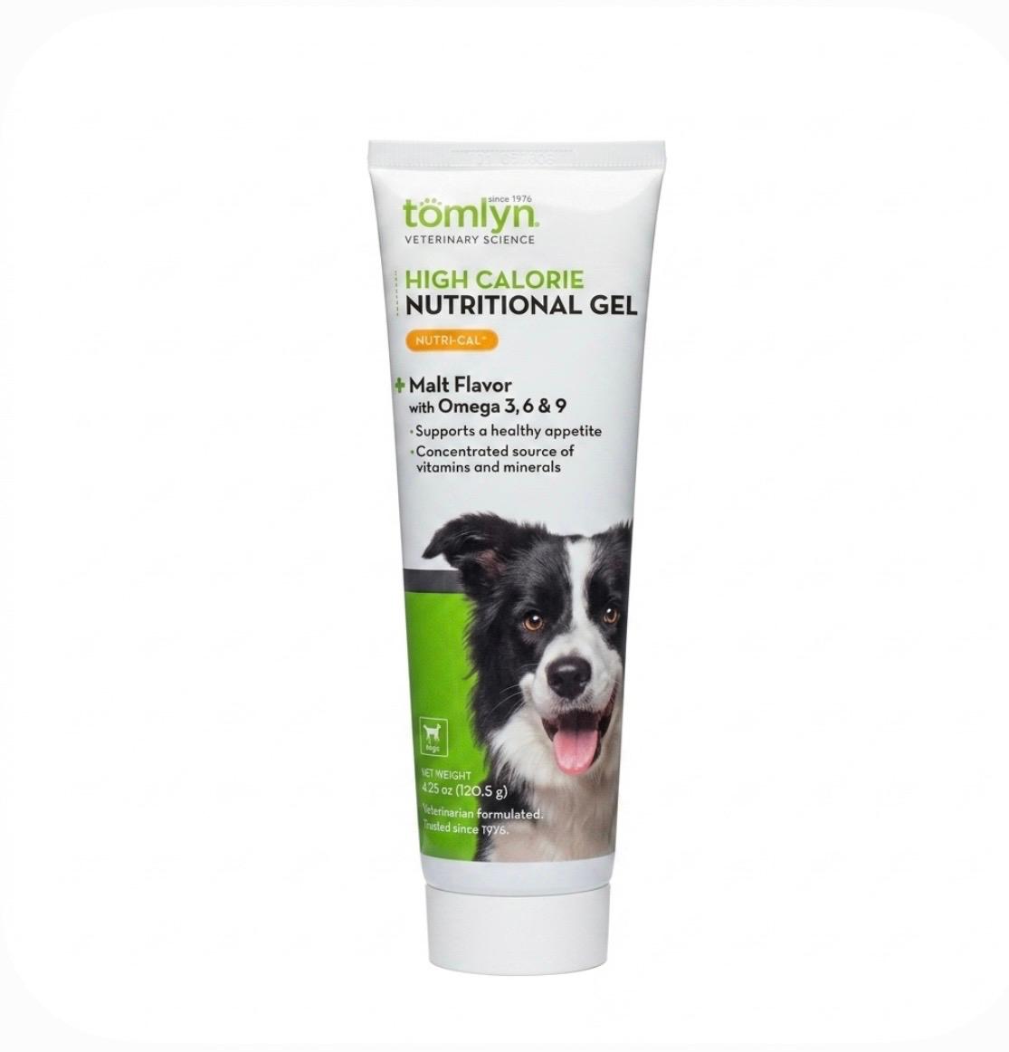 Tomlyn High-Calorie Nutritional Gel for Dogs – 4.25 oz